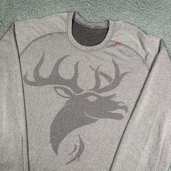 Lululemon Metal Vent Tech Shirt Mens XL Purple Limited Edition Deer Buck - Picture 1 of 8